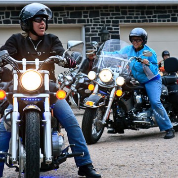 Womens Motorcycle Rally Riders