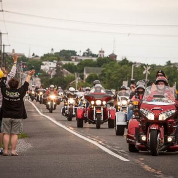 Motorcycle Rally Parade